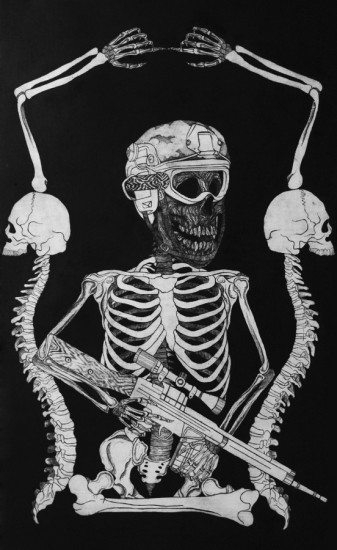 Anger | intaglio | 60x100 cm